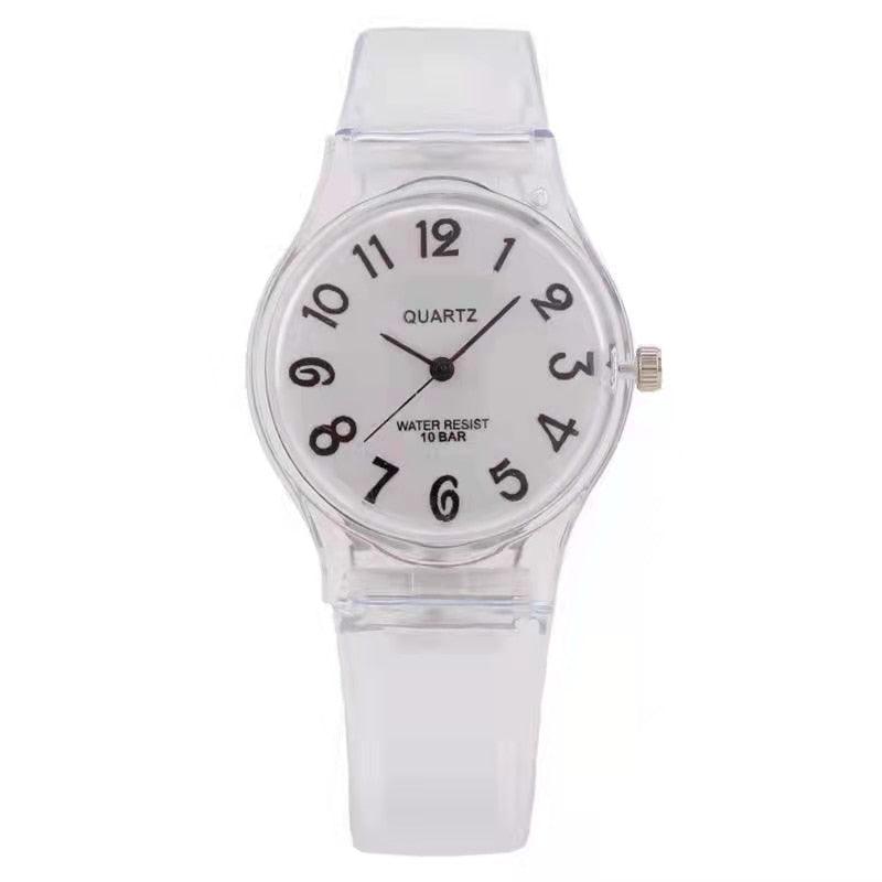 WOKAI Women's Transparent Silicone Jelly Quartz Watch - ClickerMans