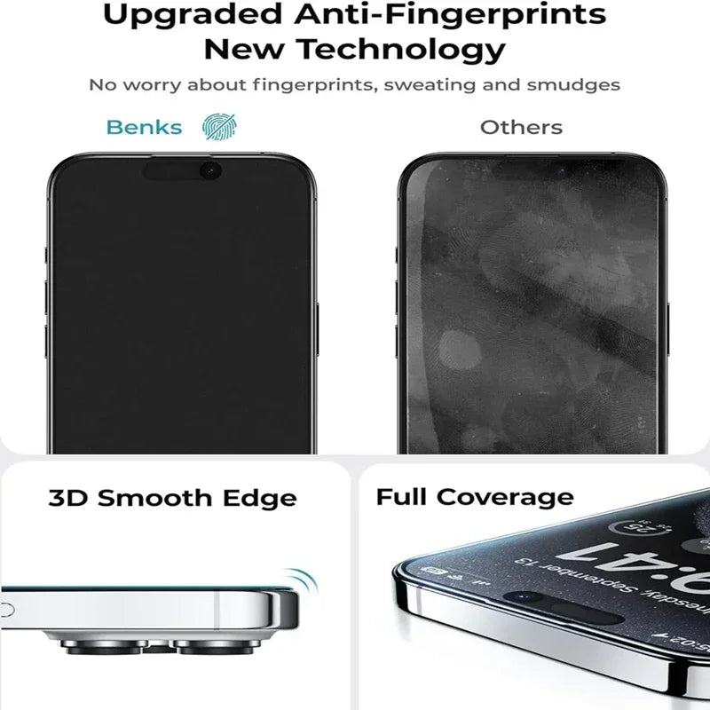 3-in-1 Smartphone Screen Protector (iPhone) 3 Pieces