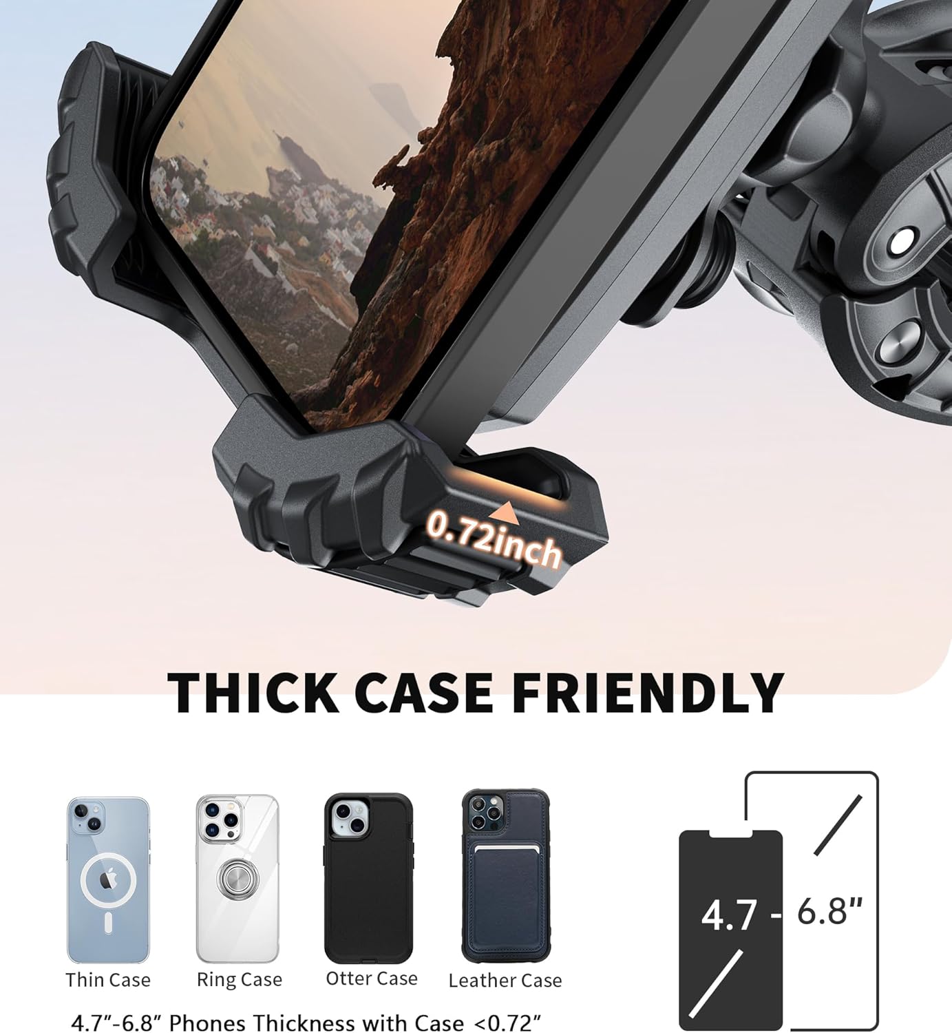 2025 Military Anti-Shake Motorcycle & Bicycle Phone Holder