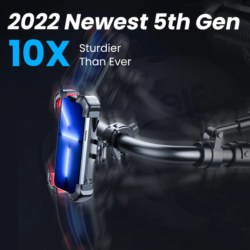 2025 Military Anti-Shake Motorcycle & Bicycle Phone Holder