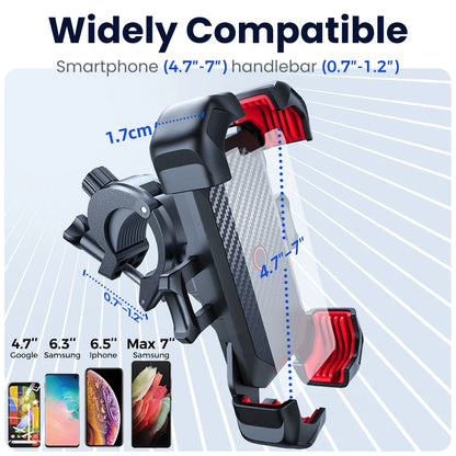 2025 Military Anti-Shake Motorcycle & Bicycle Phone Holder
