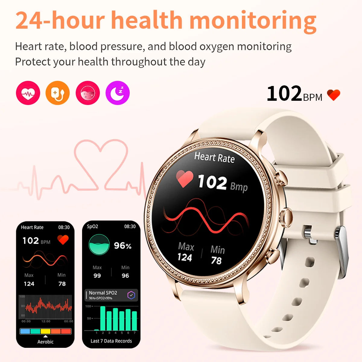 Last Day Of Sale! 60% OFF! | LIGE™️ 360 SmartLady Smart Watch For Women