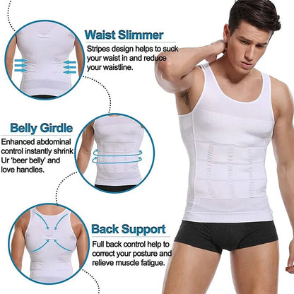 Matex Mens Slimming Body Shaper Vest | Sale Ends Today!