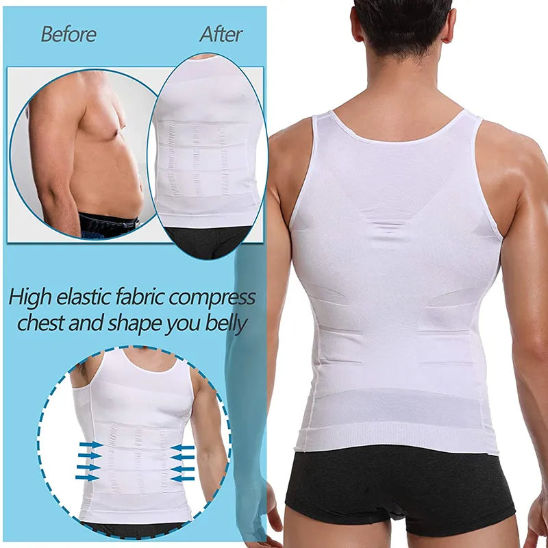 Matex Mens Slimming Body Shaper Vest | Sale Ends Today!