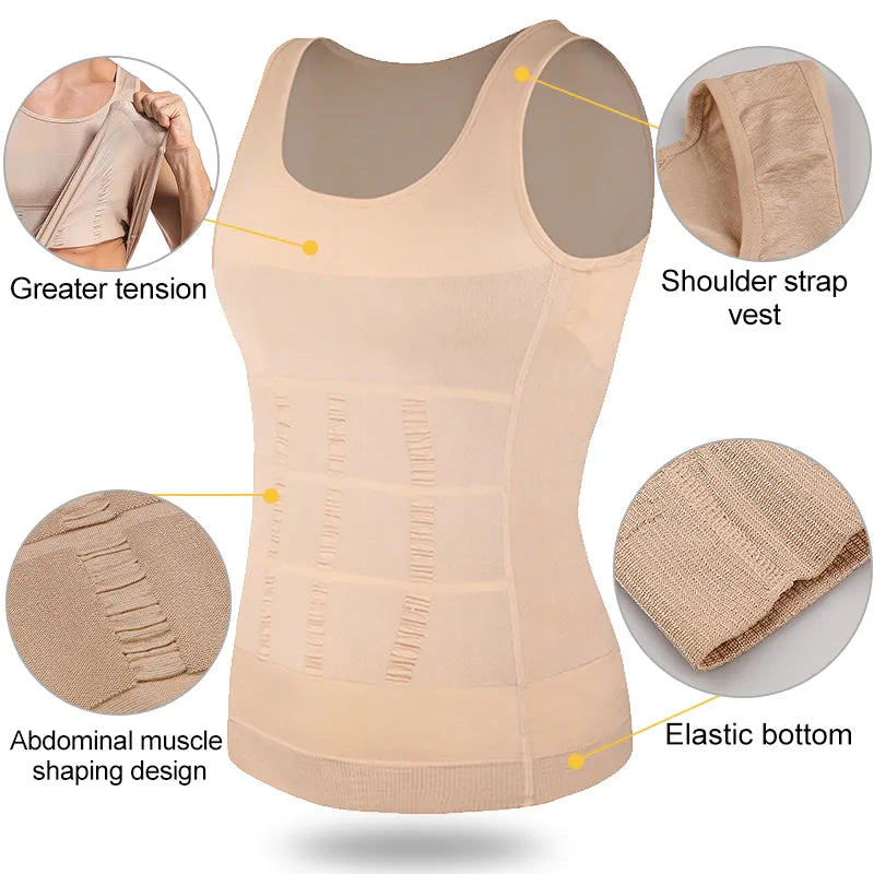 Matex Mens Slimming Body Shaper Vest | Sale Ends Today!