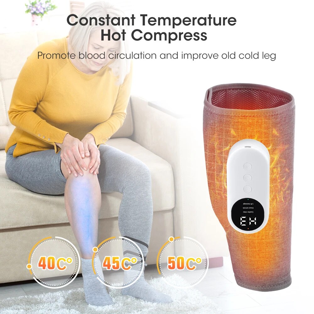 Heated Leg Air Massagers - For Lasting Legs & Foot Pain Relief