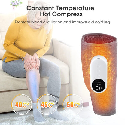 Heated Leg Air Massagers - For Lasting Legs & Foot Pain Relief