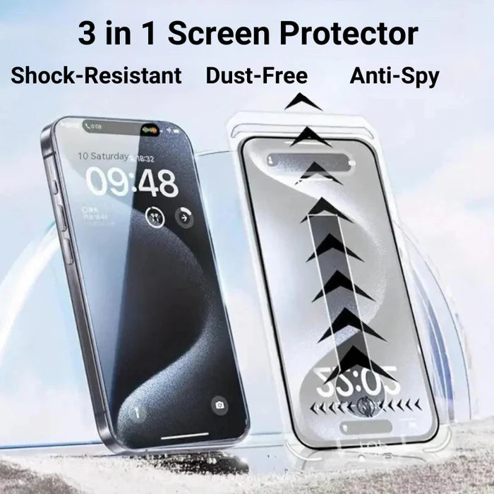 3-in-1 Smartphone Screen Protector (iPhone) 3 Pieces