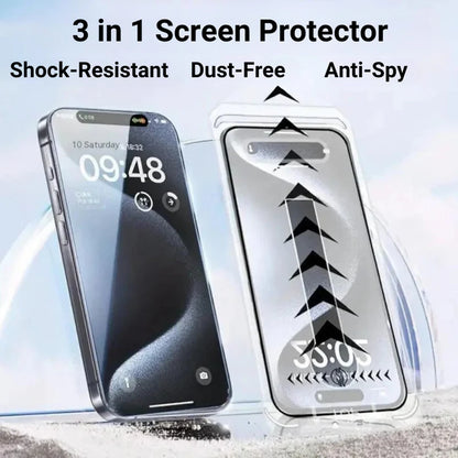 3-in-1 Smartphone Screen Protector (iPhone) 3 Pieces