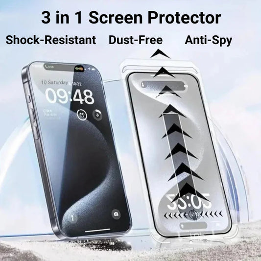 3-in-1 Smartphone Screen Protector (iPhone) 3 Pieces