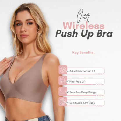 Sculpting Wireless Scalloped Mesh Bra | Last  Day Of Sale!