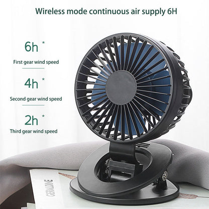 [NEW] Rechargable Mini Clip Fan - Clickermans
