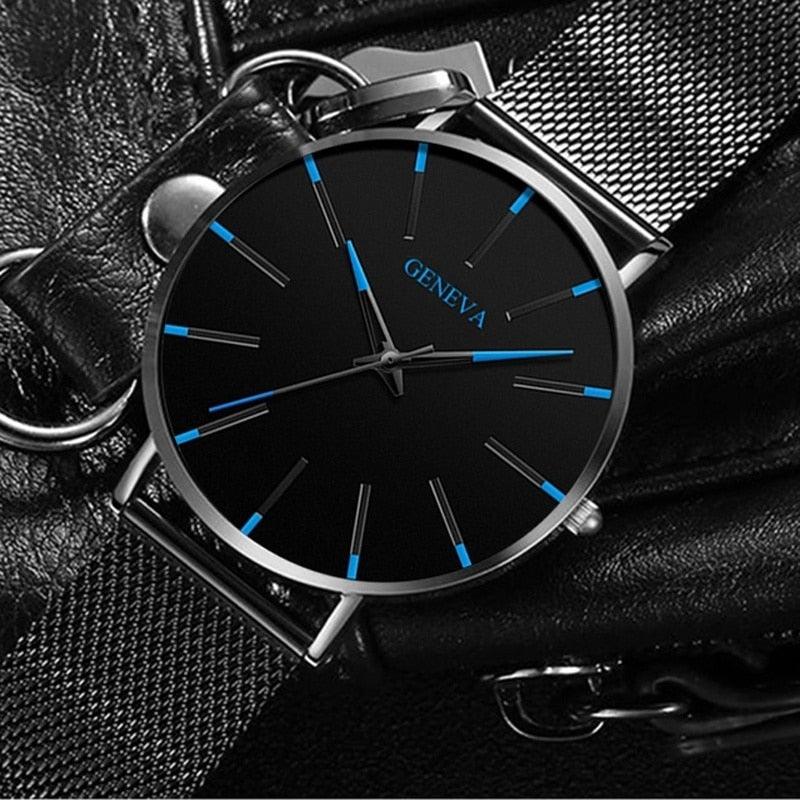 Minimalist Men's Geneva Fashion Ultra Thin Watch - ClickerMans