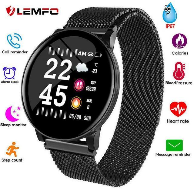 Smart Watch Heart Rate Monitor Tracker Fitness Sports Watch W8 - ClickerMans