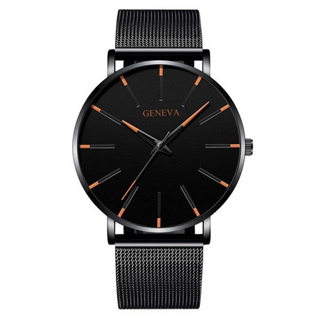 Minimalist Men's Geneva Fashion Ultra Thin Watch - ClickerMans