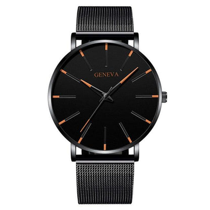Minimalist Men's Geneva Fashion Ultra Thin Watch - ClickerMans
