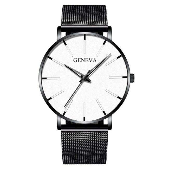 Minimalist Men's Geneva Fashion Ultra Thin Watch - ClickerMans