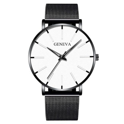 Minimalist Men's Geneva Fashion Ultra Thin Watch - ClickerMans