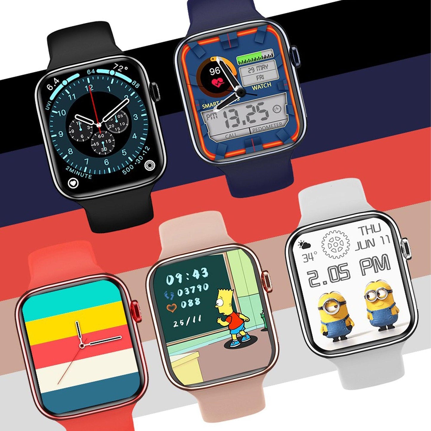 Smart Watch Heart Rate Monitor Tracker Fitness Sports Watch DW35 - ClickerMans