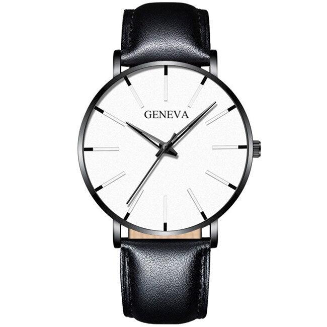 Minimalist Men's Geneva Fashion Ultra Thin Watch - ClickerMans