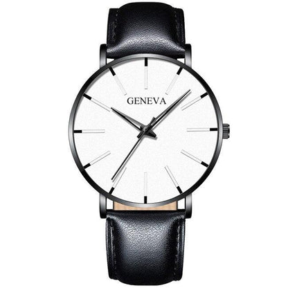 Minimalist Men's Geneva Fashion Ultra Thin Watch - ClickerMans