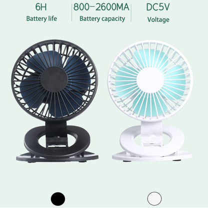 [NEW] Rechargable Mini Clip Fan - Clickermans