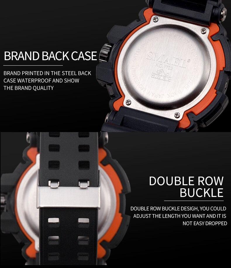 SMAEL Military 1702 Men's Luxury Sport Watch - ClickerMans