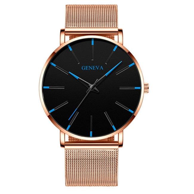 Minimalist Men's Geneva Fashion Ultra Thin Watch - ClickerMans