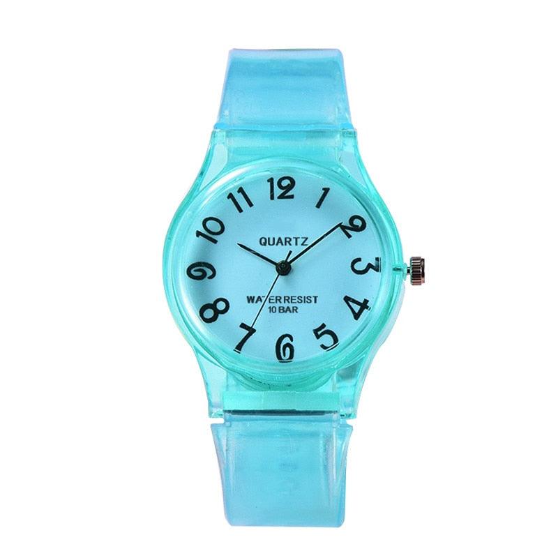 WOKAI Women's Transparent Silicone Jelly Quartz Watch - ClickerMans