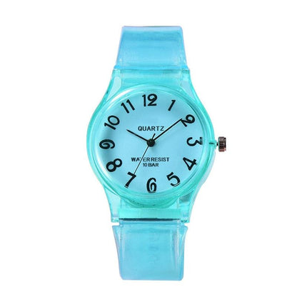 WOKAI Women's Transparent Silicone Jelly Quartz Watch - ClickerMans