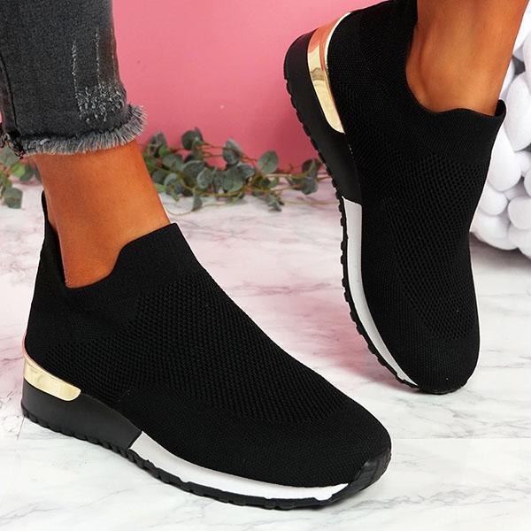Vulcanize™ Womens Slip On fashion Sneakers - Clickermans