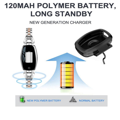 H8 Women's Smart Health Watch With Blood Pressure & Heart Rate Monitor - ClickerMans