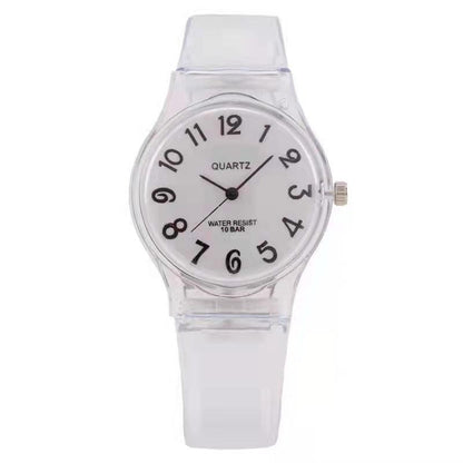 WOKAI Women's Transparent Silicone Jelly Quartz Watch - ClickerMans