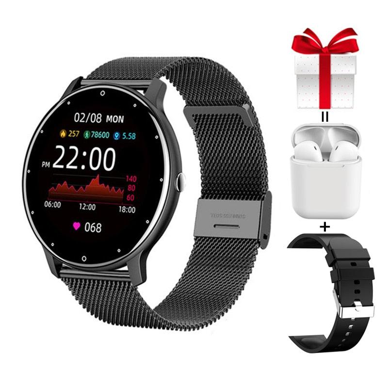 Women's DT88 Pro Smart Watch With Free EarPods + Extra Silicone Strap - ClickerMans