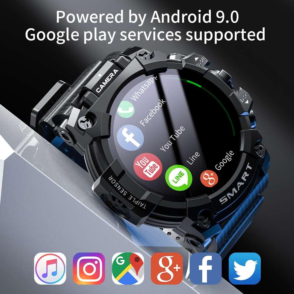 LOKMAT APPLLP 6 4G Full Network Android Smart Watch With GPS & 5MP Camera - ClickerMans