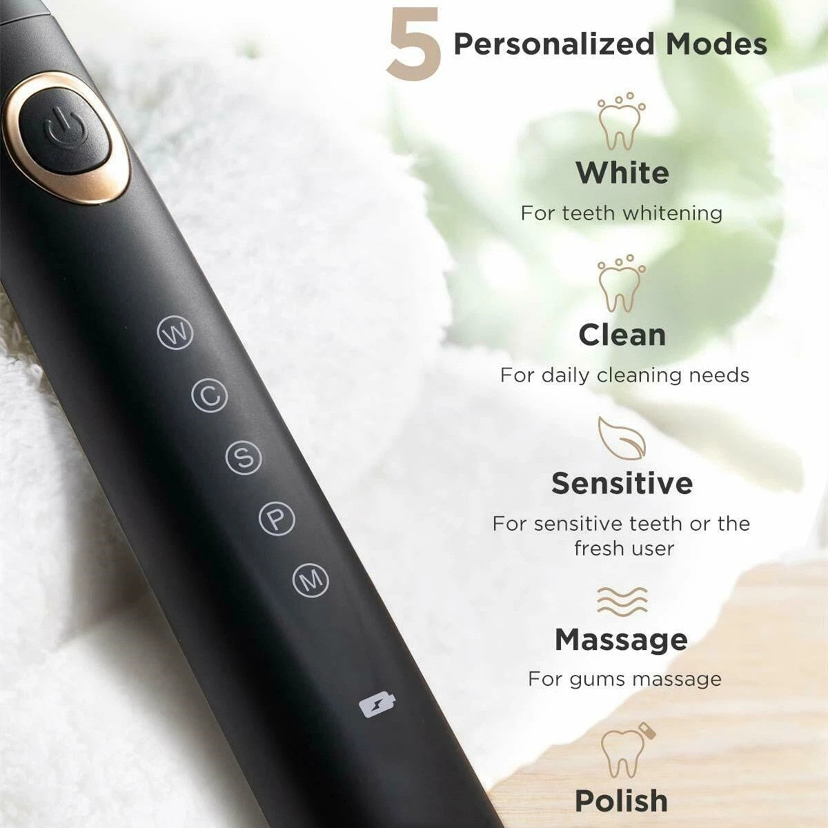 FAIRYWELL™️ Sonic Electric Toothbrush - Clickermans