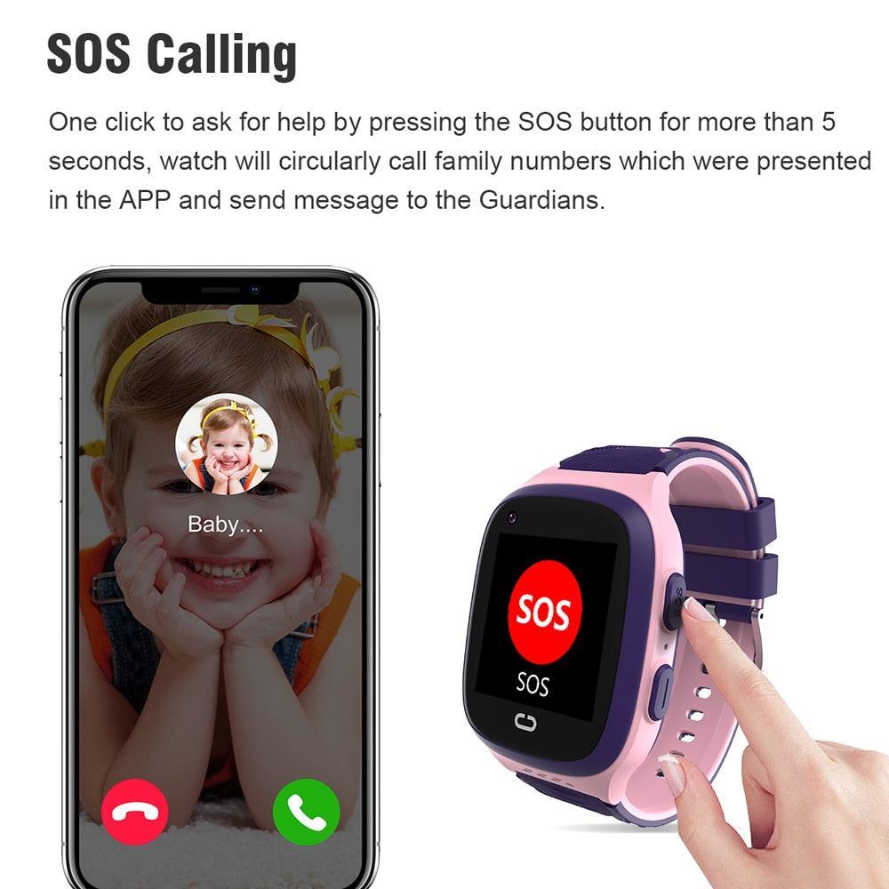 LT31 4G Kids Smart Watch GPS Tracker - Clickermans
