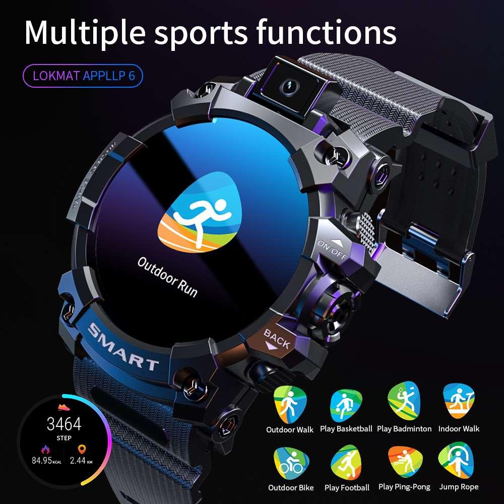 LOKMAT APPLLP 6 4G Full Network Android Smart Watch With GPS & 5MP Camera - ClickerMans