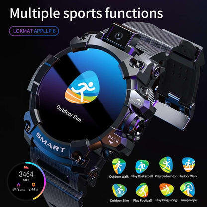 LOKMAT APPLLP 6 4G Full Network Android Smart Watch With GPS & 5MP Camera - ClickerMans