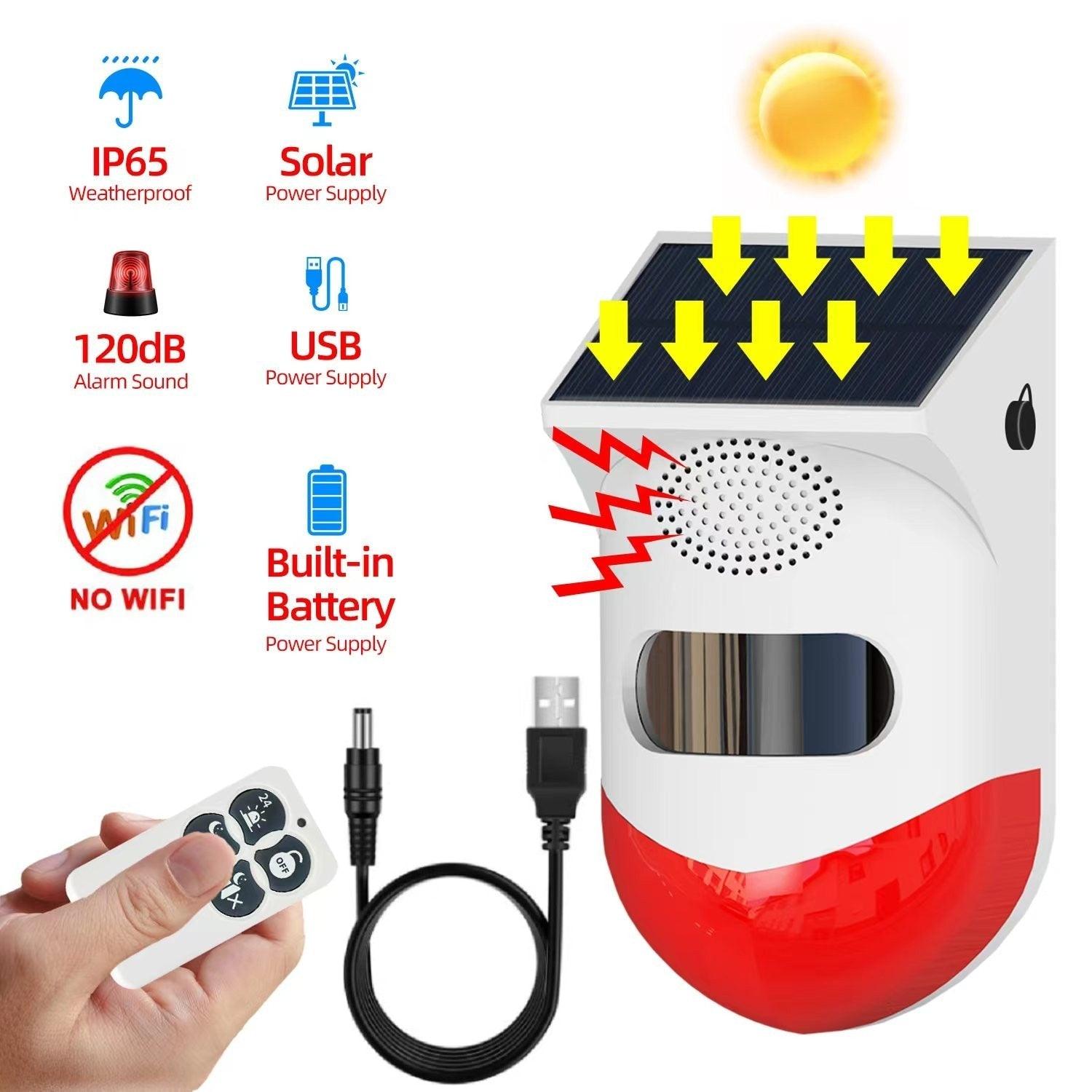 WiFi Pet Friendly Solar Motion Alarm - Clickermans