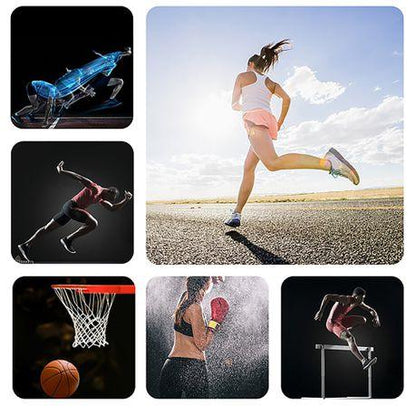 Smart Watch Heart Rate Monitor Tracker Fitness Sports Watch QS19 Black - ClickerMans